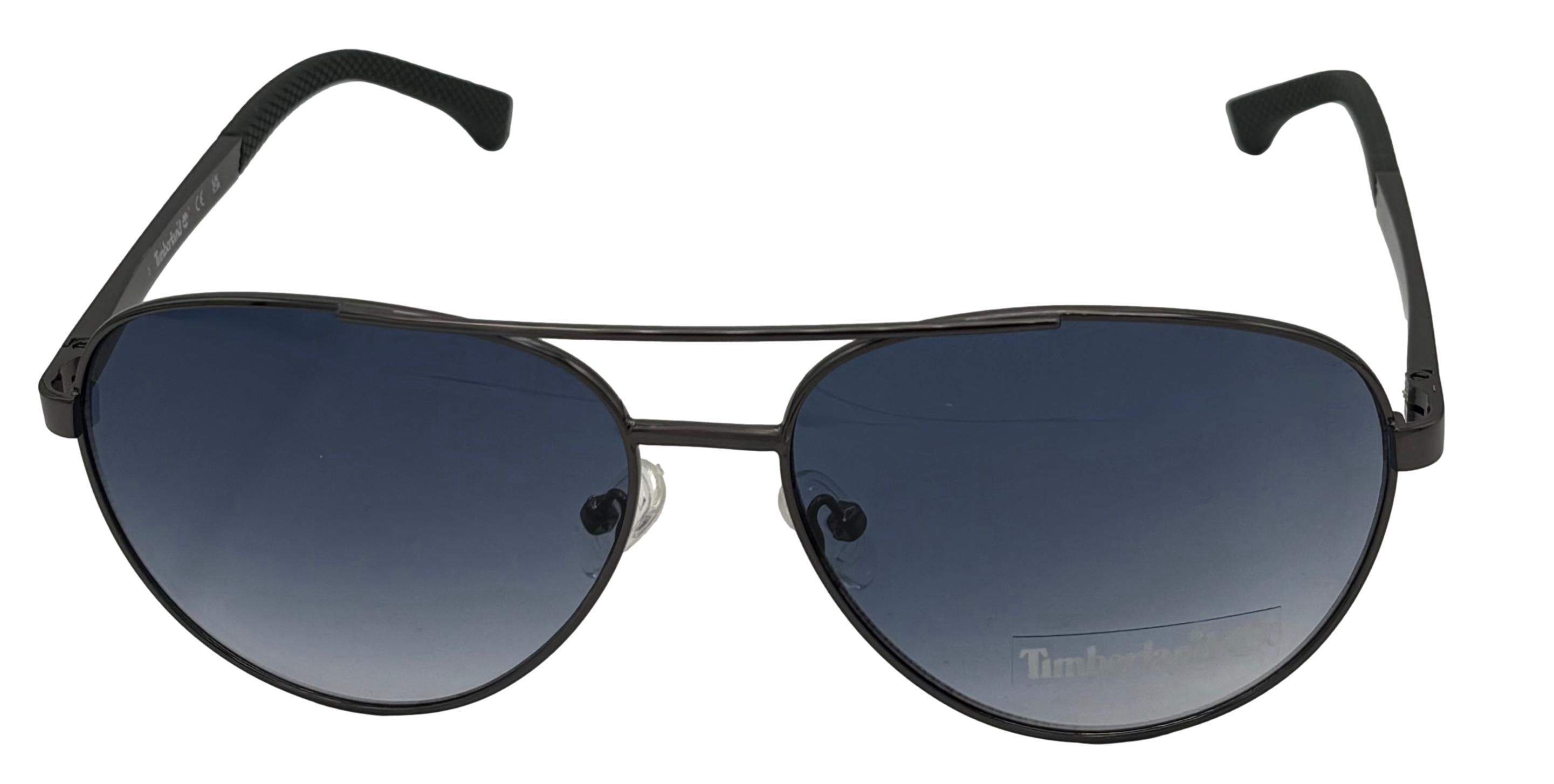 Timberland Sunglass Mens Gunmetal Metal Aviator, Gradient Lens TB7210 8X