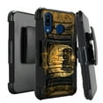 thumbnail image 1 of DALUX Hybrid Kickstand Holster Phone Case Compatible with Galaxy A20 2019 - Moon of Time, 1 of 1