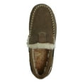 thumbnail image 2 of Pamir Men's Genuine Suede Faux Fur Moccasin Slippers Indoor Outdoor Loafer Shoes Sage 11 M US, 2 of 9