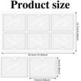 thumbnail image 2 of 48 Pcs Self-Adhesive Index Card Pockets, Boriyuan Clear Plastic Label Holders Top Open for Loading Card Holder for Organizing, Storage Bins, Library and Locker ( 2.36 x 3.94 in), 2 of 10