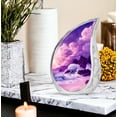 thumbnail image 7 of Purple Shore With Ocean Wave Unique Urns For Human Ashes Adult Female - Large Urn For Ashes Adult Male - Burial Ash Urn - Decorative Gifts Ash Urns 10Inch & 200 Cubic Inches Capacity, 7 of 7