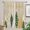 Flax, variant on Red Christmas Kitchen Curtain for Berdoom Living Room Cafe 72 Inch Length, Gold Silver Green Pine Trees Snowflake Xmas Tiers Curtains Light Filtering Drapes Window Treatment 2 Panels 52"Wx72"L
