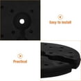 thumbnail image 5 of KAKOWELY Lamp Base Weight Plastic Table Lamp Base Heavy Duty Floor Lamp Loader Base,9.17X"X9.17"X0.87", 5 of 5