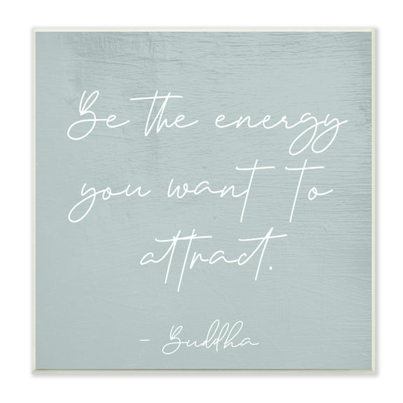 Stupell Industries Inspirational Buddha Sentiment Motivational Phrase Calligraphy Graphic Art Unframed Art Print Wall Art, Design by Daphne Polselli