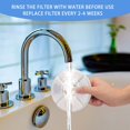 thumbnail image 2 of Cat Fountain Replacement Filter, 4 Filters Pack, Compatible with Most Pet Water Fountain, Activated Carbon Filter, 2 of 3