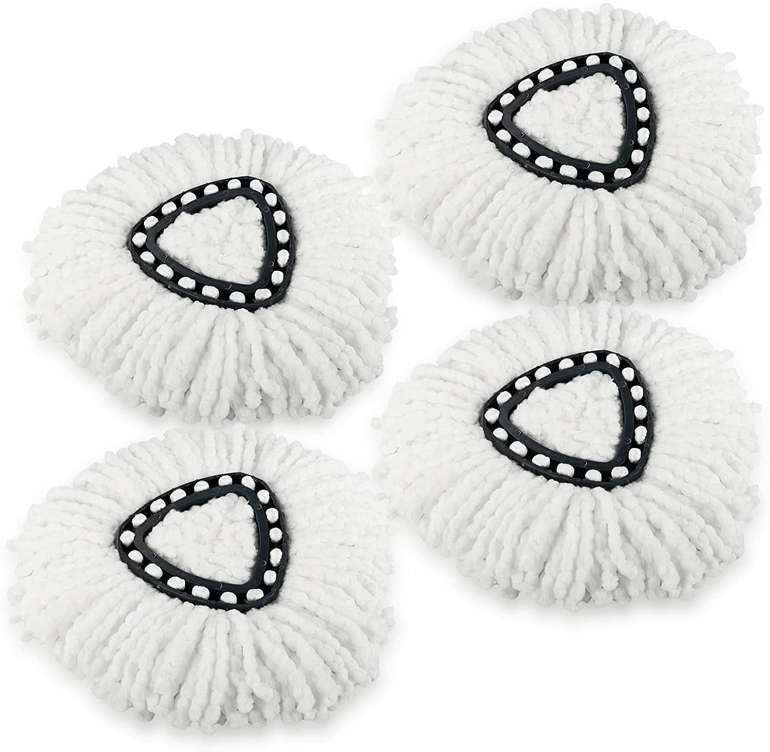 Replacement Head for Ocedar EasyWring Spinning Mop - Microfiber Mop Replace Heads Spin Mop Refill 4 Pack