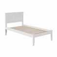 thumbnail image 2 of Madison Lit Plateforme en Bois Massif Simple TG, Blanc, 2 of 5