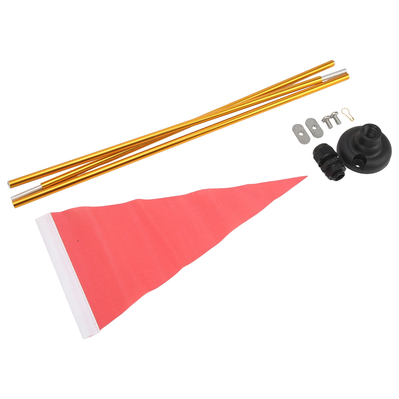 Kayak Flag, Kayak Flag Base Kit Aluminum Flagpole For Canoe