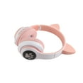 thumbnail image 3 of Auriculares Bluetooth con orejas de gato, transmisión de larga distancia y bajo retardo, auriculares inalámbricos para juegos con Bluetooth para computadora y teléfono, 3 of 12