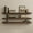 Set of 3, variant on Floating Shelf for Wall Mounted Book Shelf Hanging Shelves Floating Bookshelf for Bedroom, Bathroom, Living Room, Kitchen USA Grown Solid Hardwood, Dark Maple 36x7.5x1.5 in