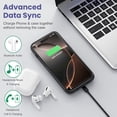 thumbnail image 3 of Battery Case for iPhone 16 Pro Max,Ultra-Slim 8600mAh Portable Charger Cover 360°Protection Rechargeable Extended Battery Charging Case for iPhone 16 Pro Max-Black, 3 of 5