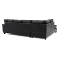 thumbnail image 6 of Glory Furniture Gallant Faux Leather Sectional in Black, 6 of 6