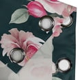 thumbnail image 4 of Ambesonne Floral Grommet Curtain, Roses Lovers Flowers Artwork, 50"x60", Laurel Green Pale Pink, 4 of 5