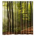 thumbnail image 1 of ABPHQTO Hermoso árbol de arce paisaje Cortina de ducha Cortina de ducha impermeable 160x180 cm, 1 of 2