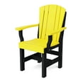 thumbnail image 4 of Wildridge Heritage 9-Piece 44"x94" Dining Set, Lemon Yellow and Black - Outdoor Weather Resistant Recycled Plastic Furniture for Patio, 4 of 5
