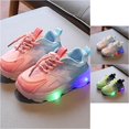 thumbnail image 2 of VOUZZA Childrens Gradient Color Sneakers Lightweight Running Shoes Gradual Color Cushion Soles Athletic Tennis Board Shoes for Kids, 2 of 9