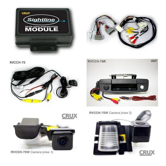 Crux RVCCH-75W Backup Camera included