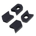 thumbnail image 4 of 4 unids / set fundas de bielas de silicona protectores de bielas para bicicleta de montaña, bicicleta de carretera, MTB (negro), 4 of 5