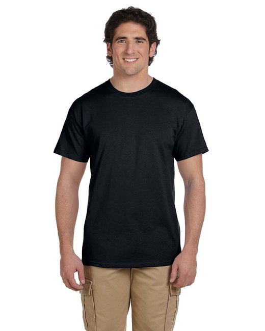 fruit of the loom t shirt black