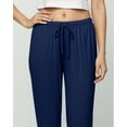 thumbnail image 5 of Real Essentials 3 Pack: Women’s Ultra-Soft Comfy Pajama Lounge Pants Sleepwear (Available in Plus Size), 5 of 8