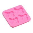 thumbnail image 6 of Necvior 4 Cavity 3D Bowknot Silicone Flexible Food Safe Mould Clay Resin Ceramics Candy Fondant Candy Chocolate Soap Mould, 6 of 12