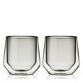 thumbnail image 5 of Viski Aurora Tumblers for Wine, Cocktails, Iced Coffee, 9oz Set of 2, Smoke, 5 of 6