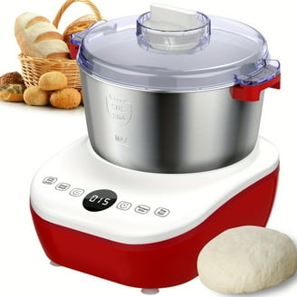 Electric Dough Maker Machine With Fermentation - 7L Stainless Steel, 250W, Timer, For Bread & Pizza