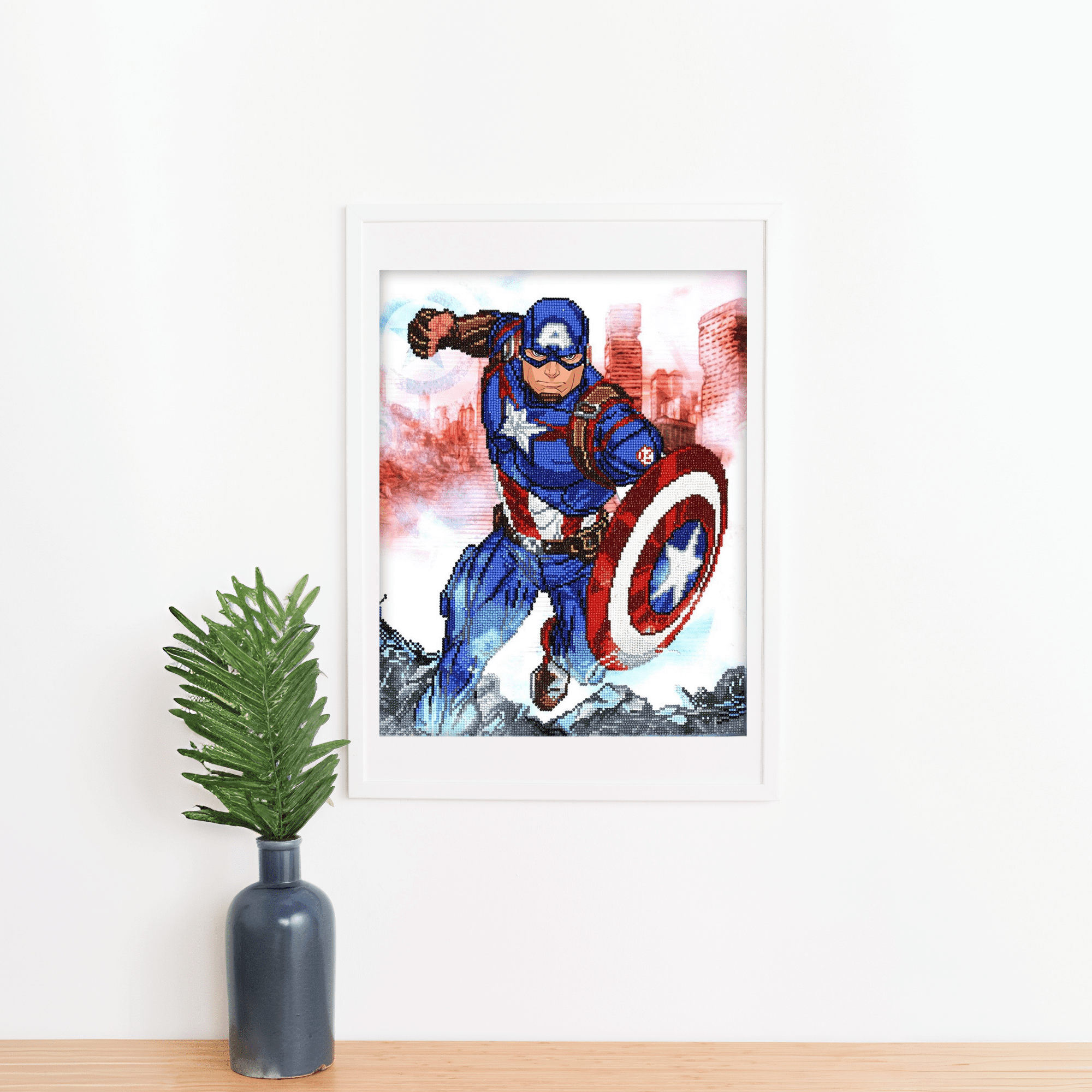 Diamond Dotz Kits - Cap in Action Diamond Painting Artwork Kit Diamond Painting Kits, Diamond Art Kits for Adults, Gem Art,  Diamond Art, Diamond Dotz Kits