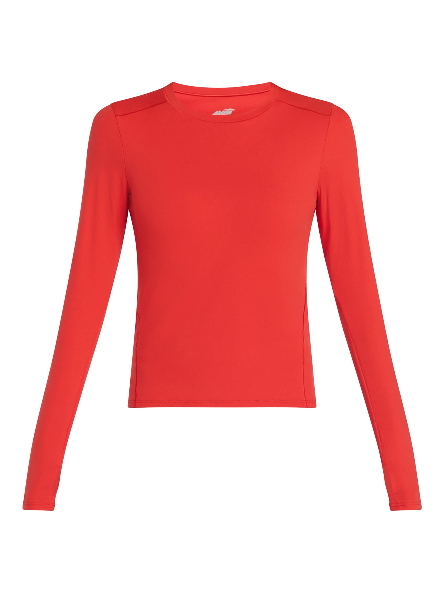 Avia Women's and Women's Plus SoftSculpt Long Sleeve Tee, Sizes XS-4X