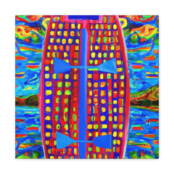 Paddle Board Fauvism - Canvas