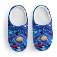 thumbnail image 3 of Eeyore Cute Kids Cotton Slippers Slip-on Indoor Memory Foam House Shoes Fluffy Slippers Furry Cozy Comfy Slippers Boys Girls, 3 of 8