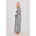 thumbnail image 3 of PPKOOD Women's Casual Plaid Jumpsuit Loose Wide Leg Long Sleeve Jumpsuit Button-up Jumpsuit Pants, 3 of 4