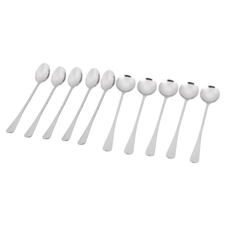 

Long Handle Iced Tea Spoons Ice Cream Spoon Coffee Spoon Stainless Steel Mixing Spoon Long Teaspoons 2 Style 10
