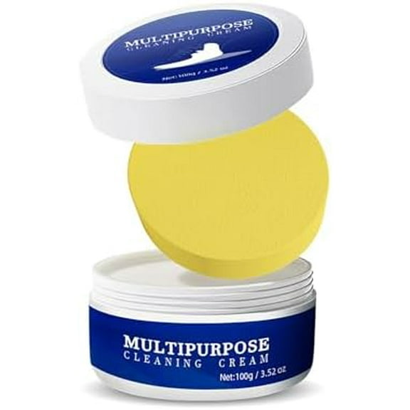 2024 New Multipurpose Cleaning Cream, Multi-Functional Cleaning and Removal Cream With Sponge