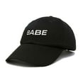 thumbnail image 5 of Dalix Babe Embroidered Cotton Baseball Cap Adjustable Dad Hat Womens in Black, 5 of 5