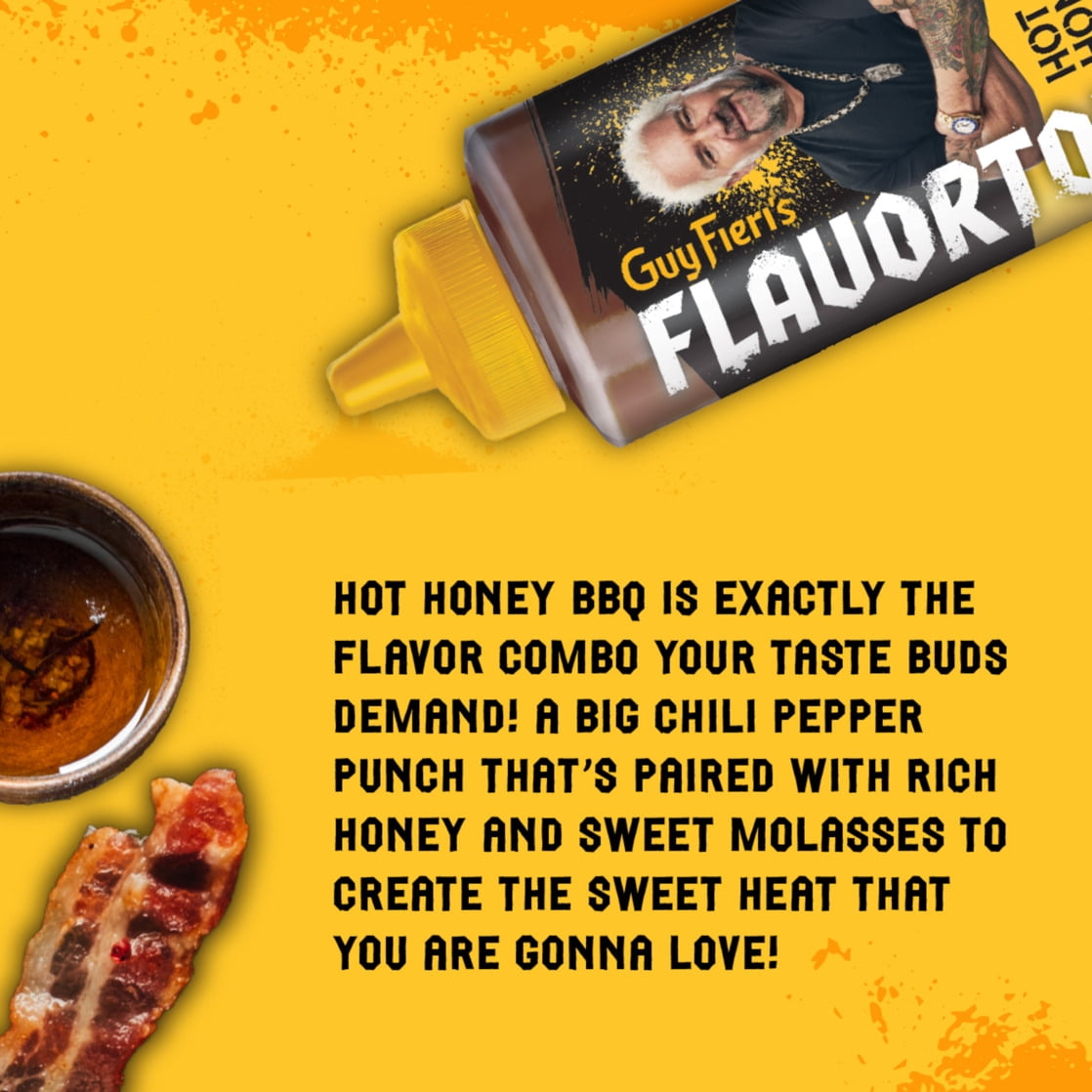 Flavortown Hot Honey BBQ Sauce 15.2 oz