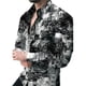 thumbnail image 3 of Camisas florales de anacardo para hombre, cárdigan de solapa con estampado 3D, sección delgada, camisa delgada, Y2k, manga larga con botón, primavera de 2024, 3 of 5