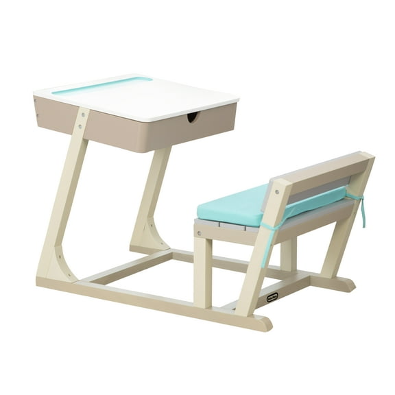 Little Tikes Kids Storage Activity Table and Chair Set, Multicolor