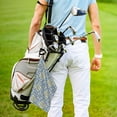 thumbnail image 5 of Golf Towels for Golf Bags For Men Women - vintage Italian majolica style pattern 24x16in Absorbent Quick Drying Golf Towel for Cleaning Golf Ball Club Golf Bag Accessories with Carabiner, 5 of 8