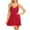 Red, variant on Nexjvus Cute Nightgowns for Women Camisole Lace Sleepwear Nightdress 2 Piece Size 3XL