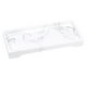 thumbnail image 1 of Bandeja rectangular de resina para tocador, organizador de baño, soporte para maquillaje y cosméticos, para pañuelos. blanco, 1 of 9
