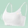 thumbnail image 2 of Loopsun 10 to 16 Years Girls Seamless Sports Soft Wireless Training Bra White, 13-14 Years, 2 of 5