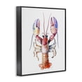 thumbnail image 2 of Stupell Industries Coastal Coral Claw Lobster Black Framed Giclee Art, 11 x 14, by Shelly Craig, 2 of 8