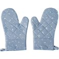 thumbnail image 1 of Guante aislante para cocina y horno microondas, herramienta antideslizante gruesa, guantes aislantes, 2 uds., 1 of 5