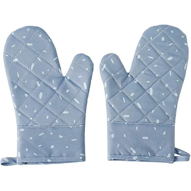 Guante aislante para cocina y horno microondas, herramienta antideslizante gruesa, guantes aislantes, 2 uds.