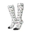 thumbnail image 2 of Balery Cute French Bulldog Printed Novelty Socks Men's Women's Crew Socks Sports Socks Knee High Socks Cotton Socks Quirky and Cool Socks, 2 of 9
