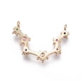 thumbnail image 2 of 1pc Brass Micro Pave Cubic Zirconia Pendants Twelve Constellations Golden Pisces 17x23x4.5mm Hole: 1.4mm, 2 of 2