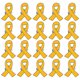thumbnail image 1 of GAXIRE 20 pines de metal amarillo con lazo para concienciar sobre la solidaridad, pines de solapa esmaltados para apoyar campañas de caridad, donaciones y eventos., 1 of 5