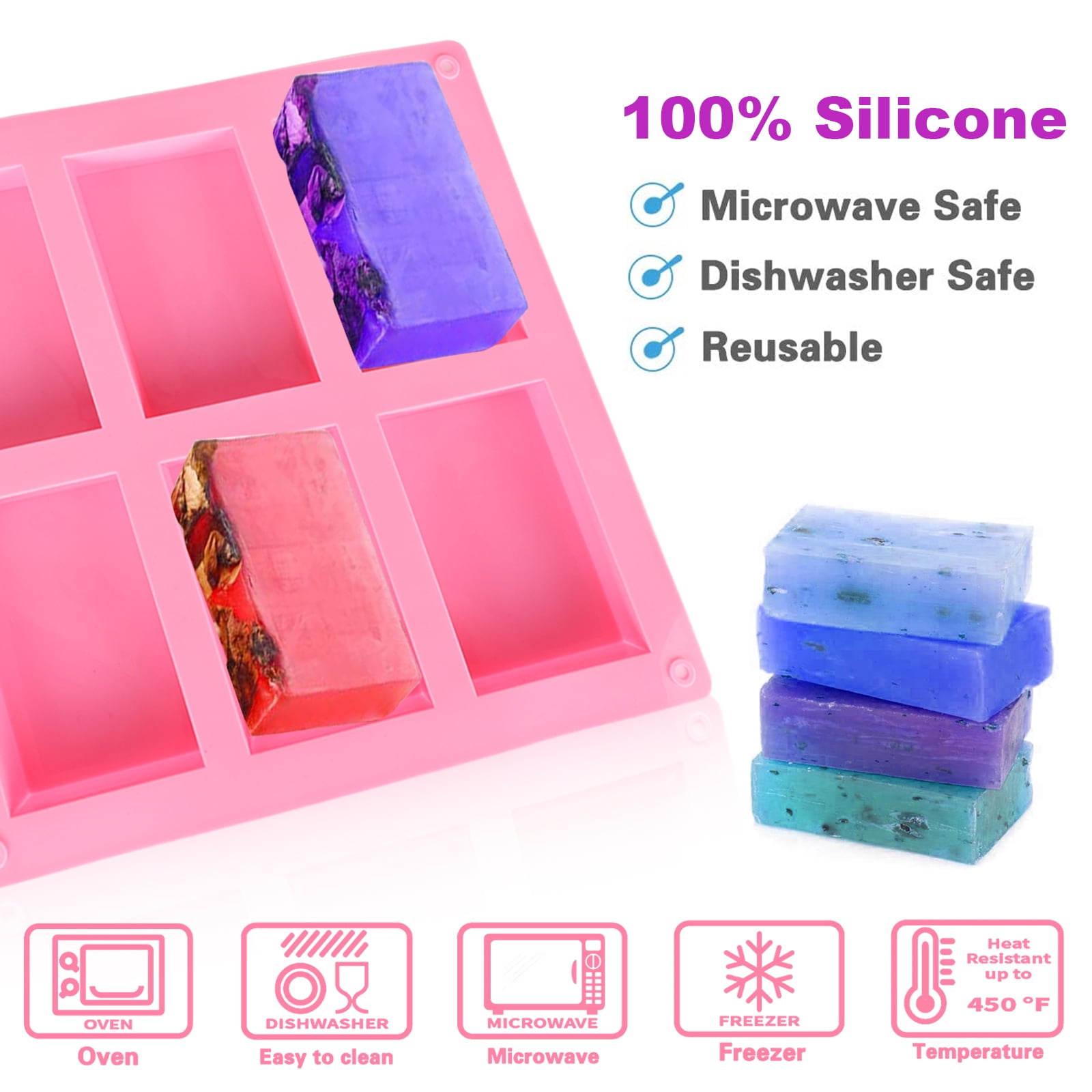 26 Cavities Alphabet Silicone Mold,DanziX Capital Letter Cake Baking Pan Muffin Cups Handmade Soap Moulds Chocolate Biscuit Ice Cube Tray DIY Molds