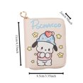 thumbnail image 3 of Sanrio Pochacco-monedero de cachorro versión coreana, monedero pequeño de dibujos animados, cartera corta con cremallera, paquete de tarjeta, estudiante femenino, 3 of 3